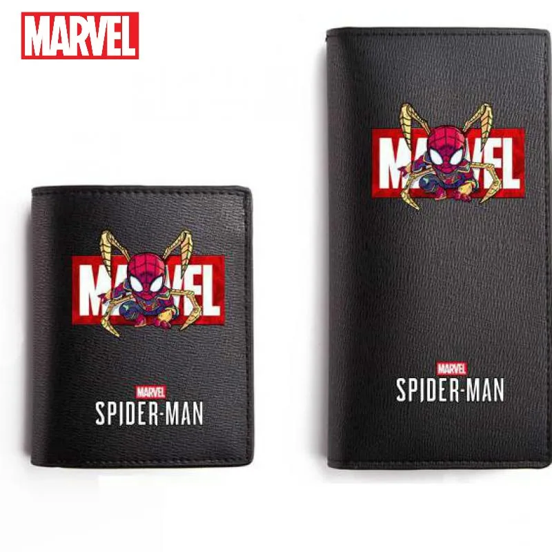 

Оригинальный внешний кошелек Marvel Fulian с человеком-пауком, Железный человек, Молодежный кошелек для учеников средней школы, мужская модель ро...