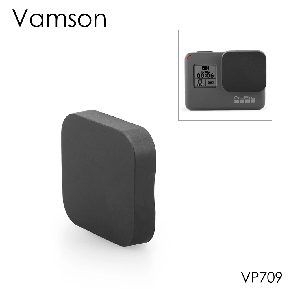 Защитный чехол Vamson для Gopro Hero 7 Black 6 5 защитный объектива аксессуары черная крышка