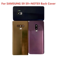 for samsung galaxy s9 plus s9 g960 s9 g965 note9 n960 back glass rear cover housing battery door replacement camera frame