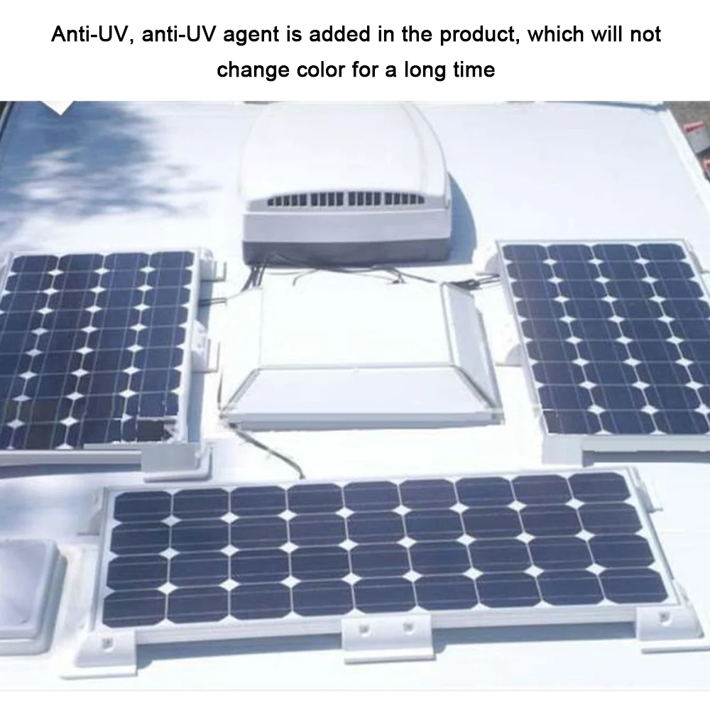 

ABS Solar PV Scaffold RV Yacht Solar Support Solar Panel Mounting Side Brackets Corner for Motorhomes Boats