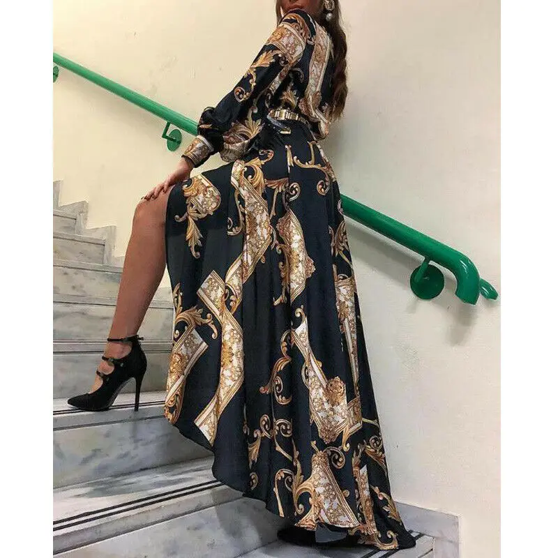 Boho зеленые женские длинное платье Летнее пляжное вечерние размера плюс