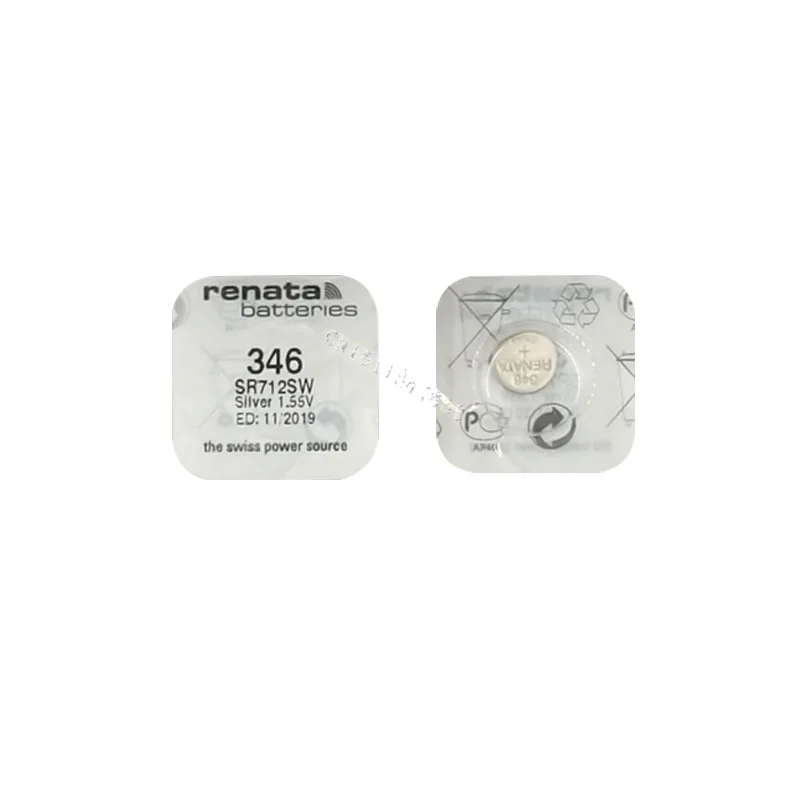 3xrenata часы с оксидом серебра батарея 346 SR712SW 712 1 55 V 100% оригинальный бренд renata