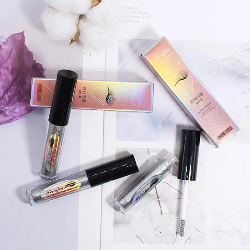 Звездное небо Алмазный тушь для ресниц быстросохнущая завивка густая Удлиняющая