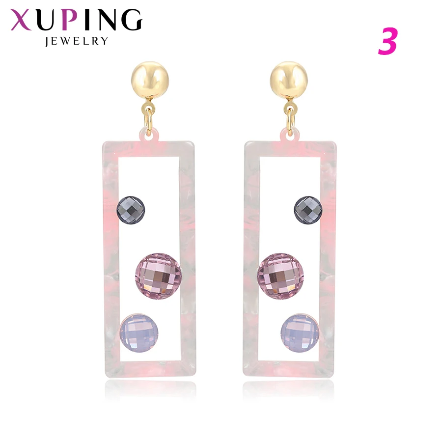 11,11 предложения Xuping персонализированные Висячие серьги Женская мода S925 Серебряные Ювелирные изделия Европейский стиль помолвка семейный подарок W-BLE-1059