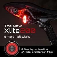 enfitnix xlite200 bicycle light led road bike tail rear flashlight taillight usb rechargeable mtb saddle seatpost cycling lamp