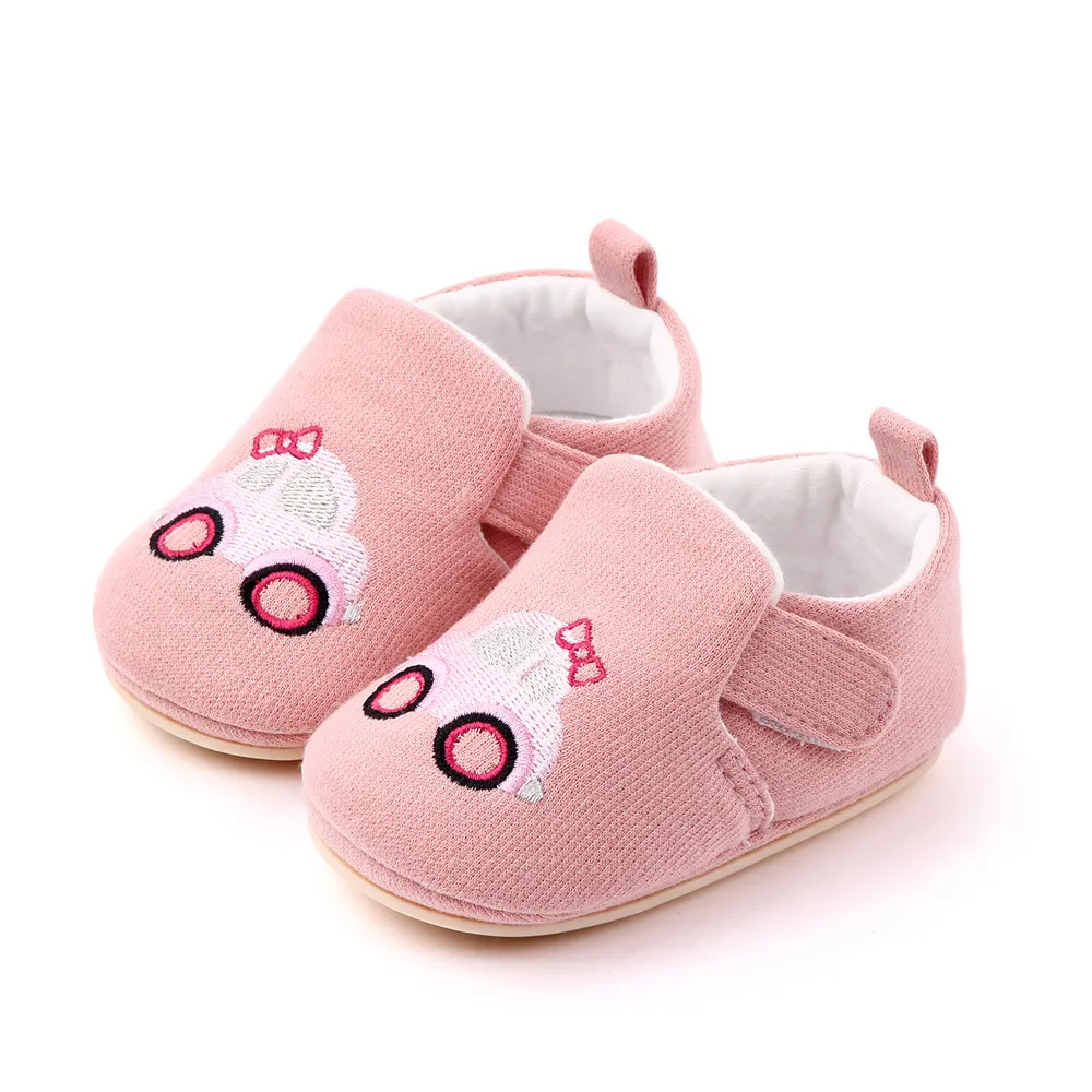 

New Autumn Newborn Baby Shoes Cotton non-slip rubber-soled Toddler Shoes Velcro Multicolor Baby Crib Shoes First Walkers