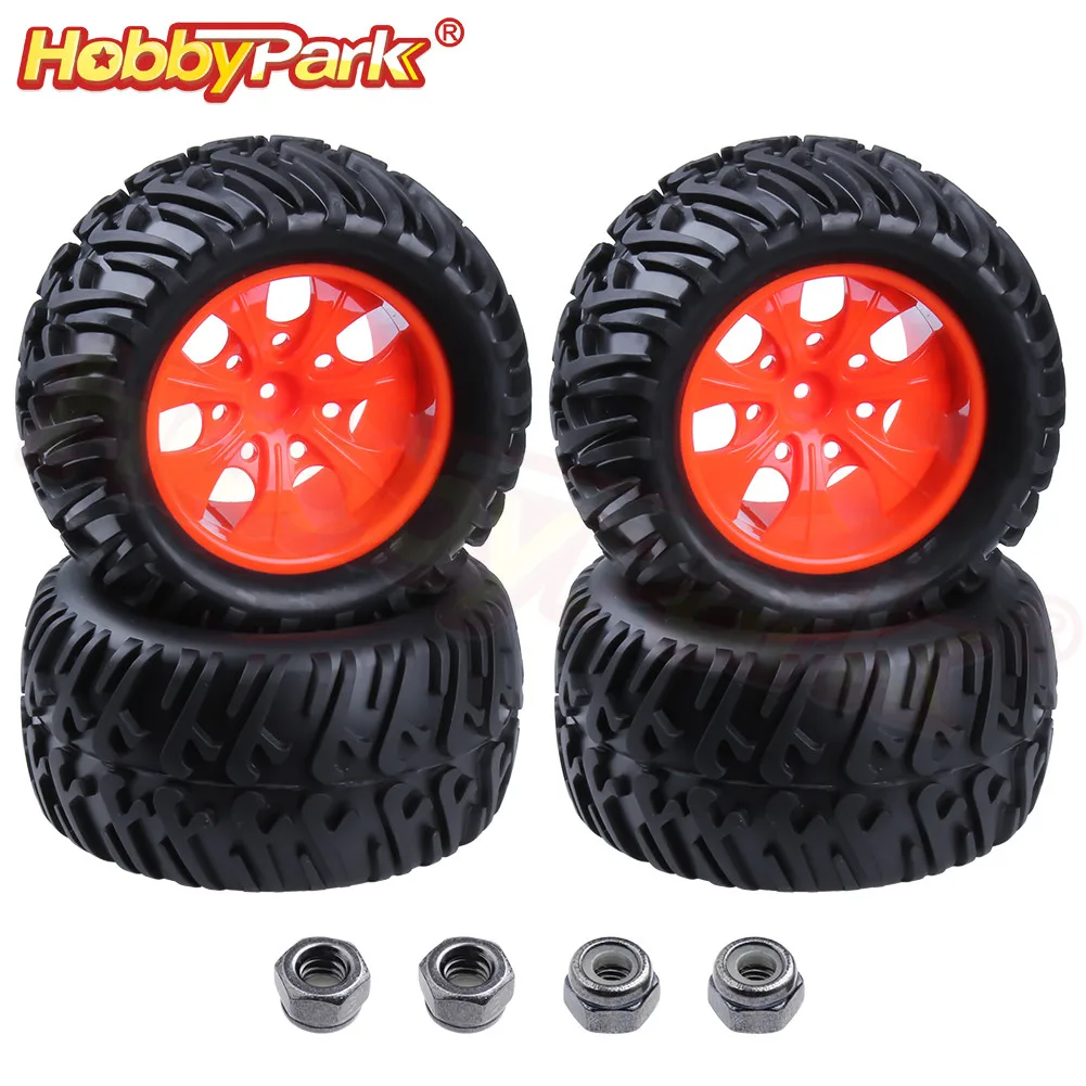 4 шт. 3 2 дюйма 1/10 RC шины и колеса с ободом шестигранный 12 мм для весов Traxxas HPI HSP Redcat