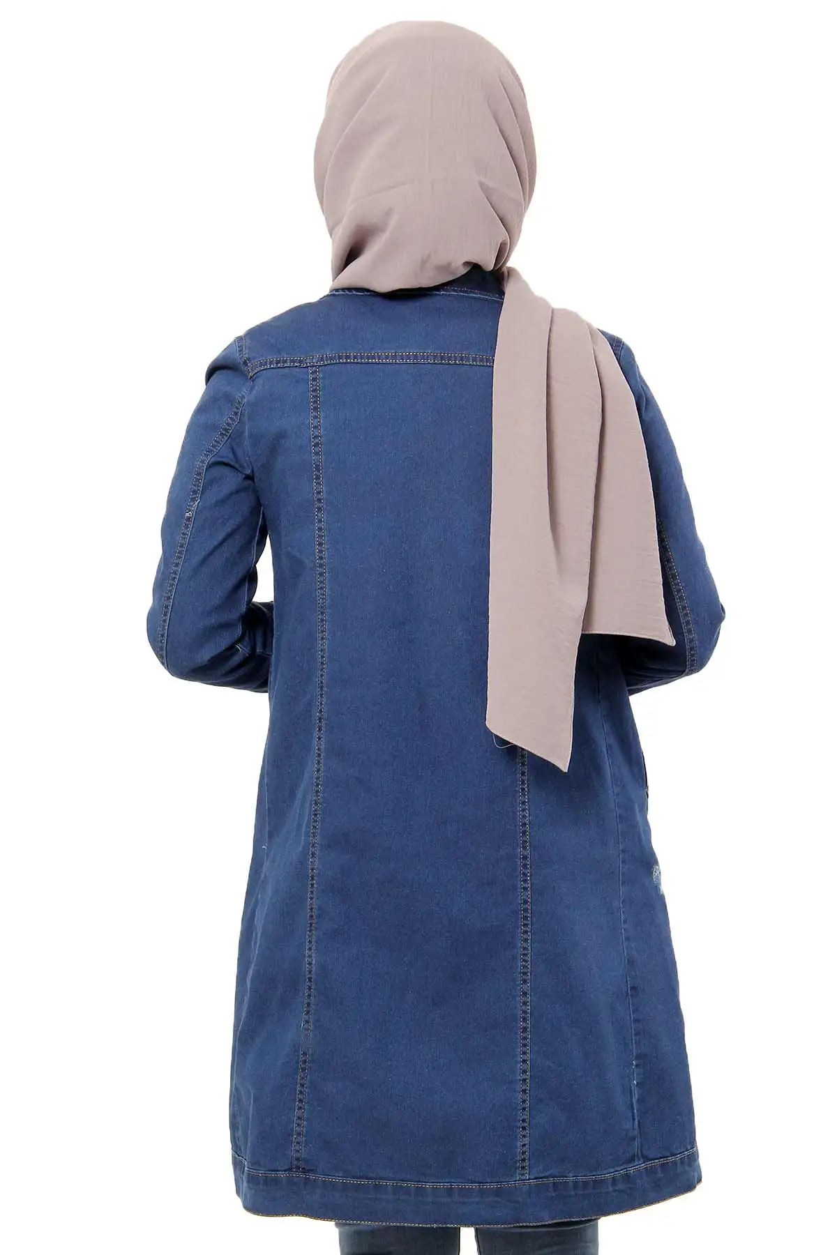 Степлер джинсовая куртка TSD1645 Синяя |