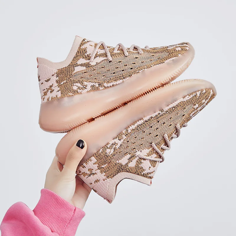 Женские кроссовки из кокосовой ткани дышащая повседневная спортивная обувь для