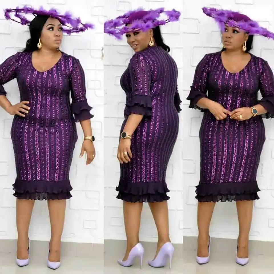 Африканский дизайн блестки шифоновая абайя плиссированные Дашики Платье