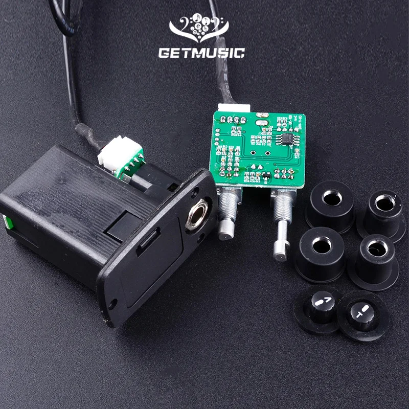 2 полосный эквалайзер Акустическая классическая гитара пьезоэлектрический