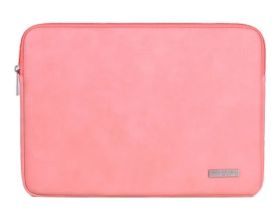 Style 1 pink PU Кожаный противоударный чехол для ноутбука 14 14,1 для Macbook Air 13 Pro 15 Touch Bar чехол для Xiaomi Asus lenovo hp сумки для ноутбука - Цвет: Style 1 pink