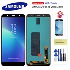 Super AMOLED LCD для Samsung Galaxy J8 2018 J810 LCD J810F J810Y дисплей сенсорный экран дигитайзер Замена для J810 ЖК-экран