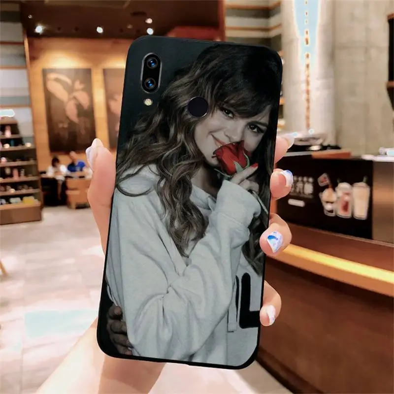 

Selena gomez American actress singer Phone Case For Xiaomi Redmi note 7 8 9 t k30 max3 9 s 10 pro lite