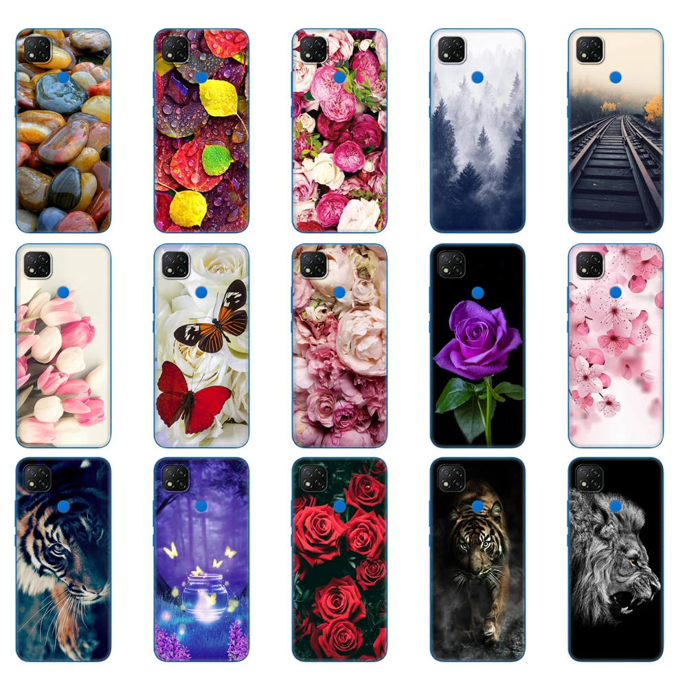 For xiaomi redmi 9C /redmi 9C NFC Case Soft touch TPU silicon Phone Back Cover redmi 9C Case 6.53 inch bumper funda dropshipping