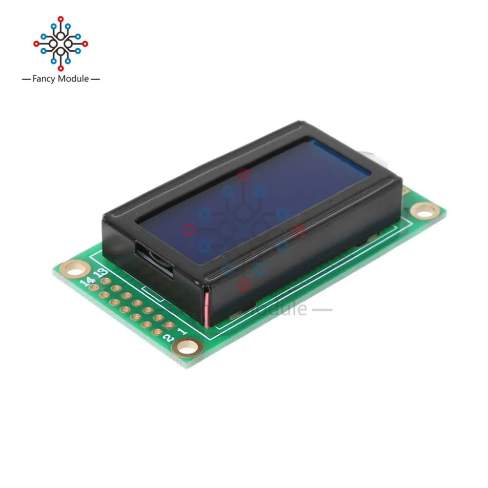 0802 LCD 8x2 символьный ЖК дисплей модуль синяя/желтая подсветка для Arduino|backlight