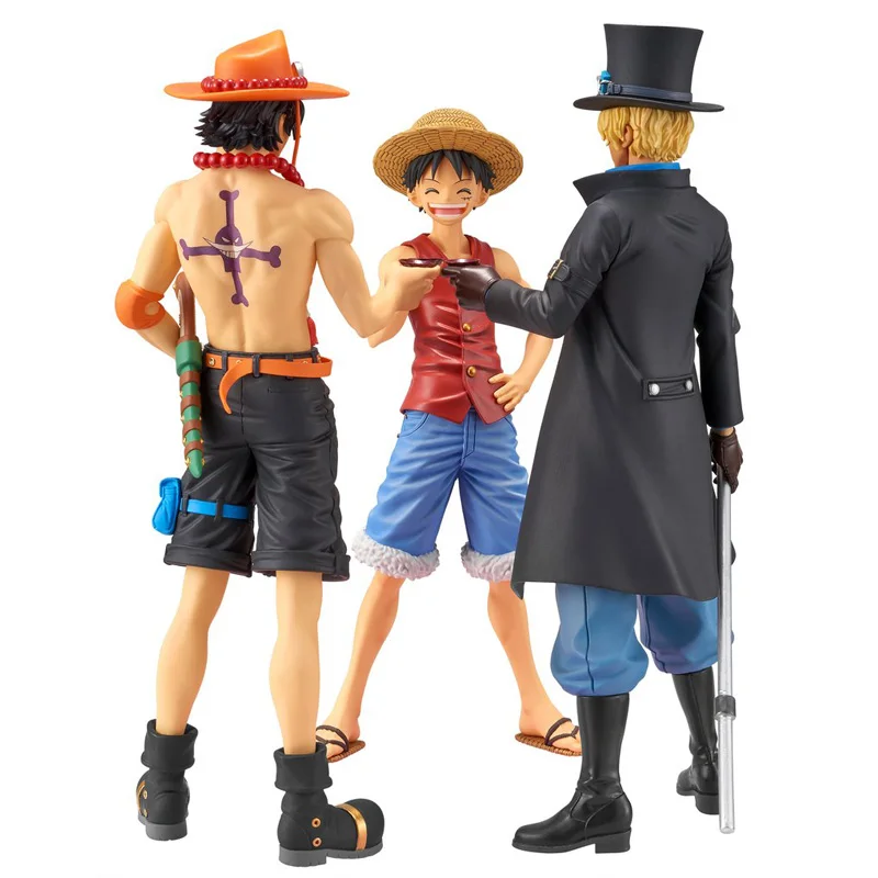 

Экшн-фигурки аниме One Piece Обезьяна D Luffy Portgas D Ace Sabo модель игрушка Коллекция настольные украшения подарок