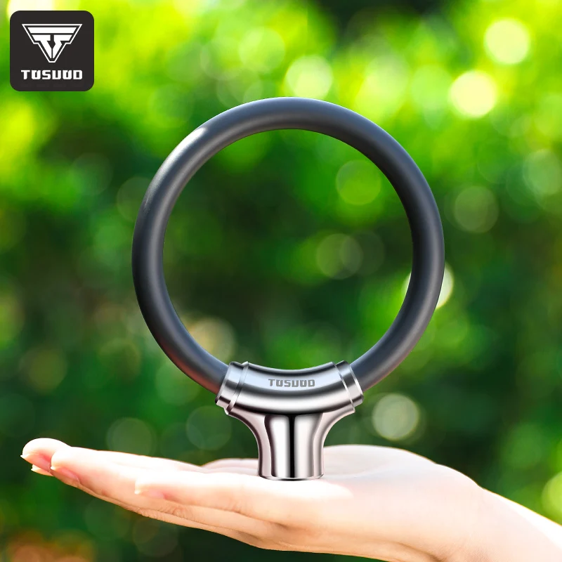 Велосипедный Замок TOSUOD Противоугонный кабель портативный мини замок для шлема и