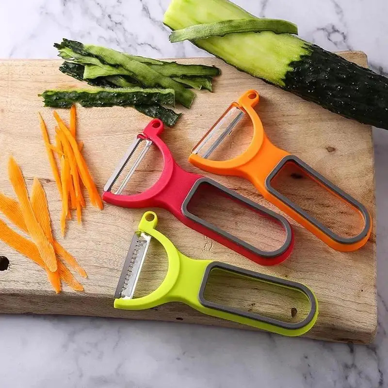 

3PCS Peelers Kitchen Food Peeler Steel Set Fruit Vegetable accessories kitchen Supplies Tools Cutter Home Shredder P4F6