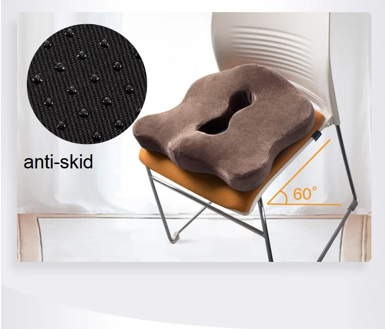 Подушка из пенопласта с эффектом памяти подушка для сиденья автомобиля мужчин и