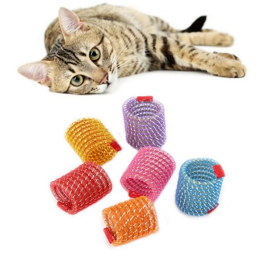 

Funny Jumping Pet Cat Spring Toy Bouncing Interactive Spiral Cat Toy Pet Playing Training Toys for Cats Kitten Pet Supplies