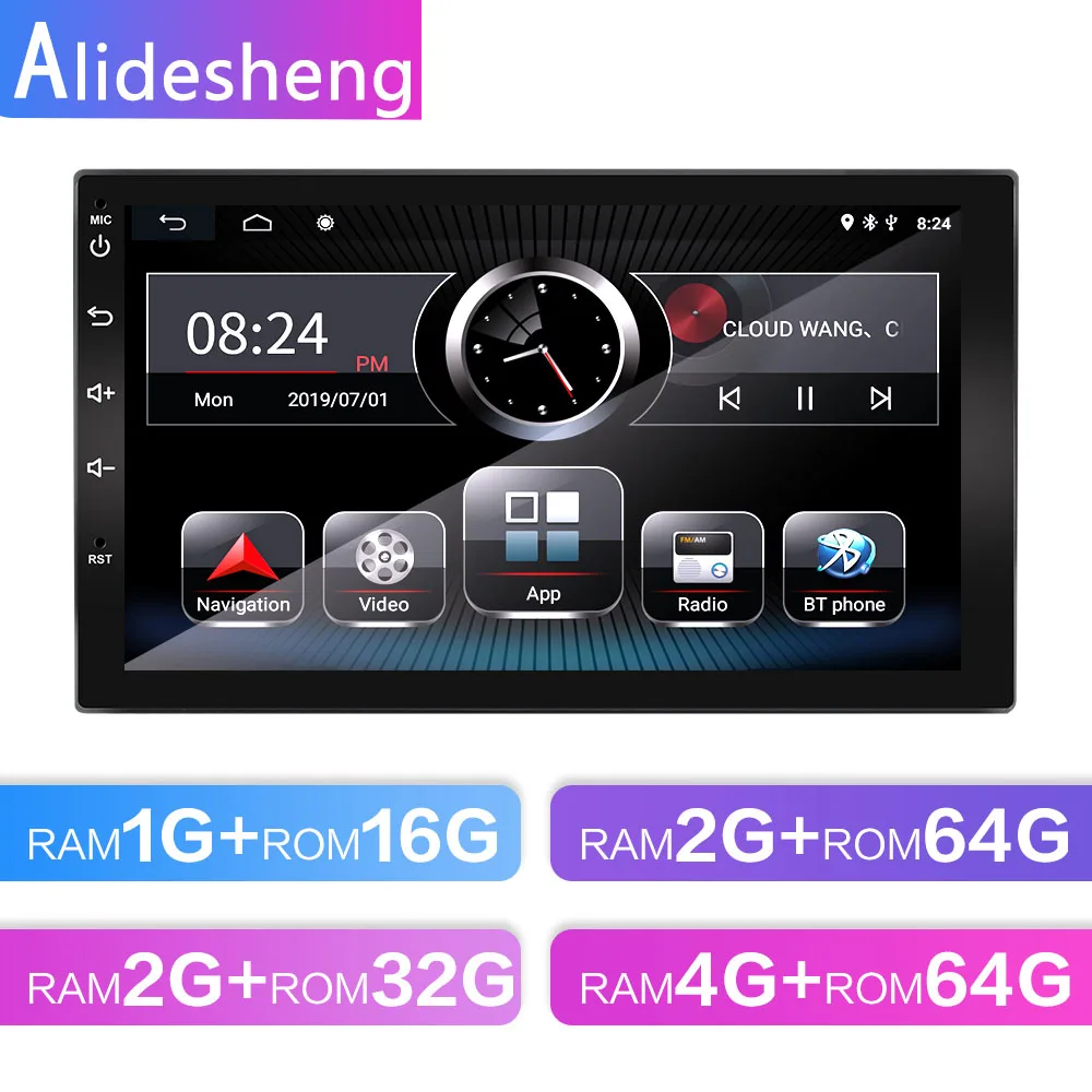 Автомобильный мультимедийный плеер Android 9 0 2 din радио Авторадио стерео сенсорный