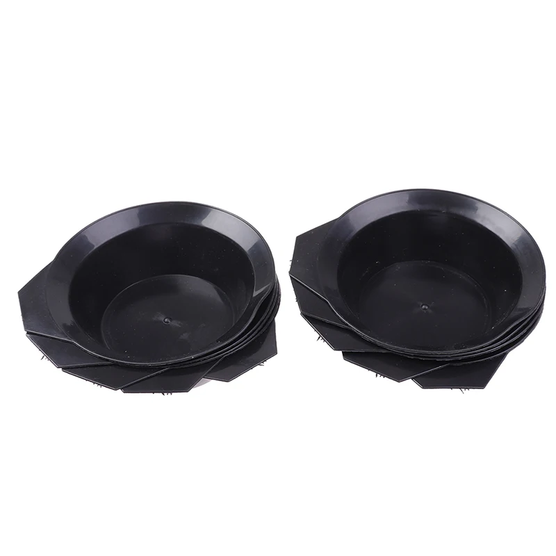 

10Pcs Plastic Hair Color Dye Bowl Comb Accessories Black Hair Dye Colouring Brush Comb Bowl Hairdressing Styling Tools