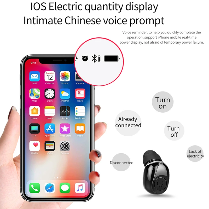 Высокое качество беспроводной 5 0 Bluetooth гарнитура 6D стерео чистый бинауральный