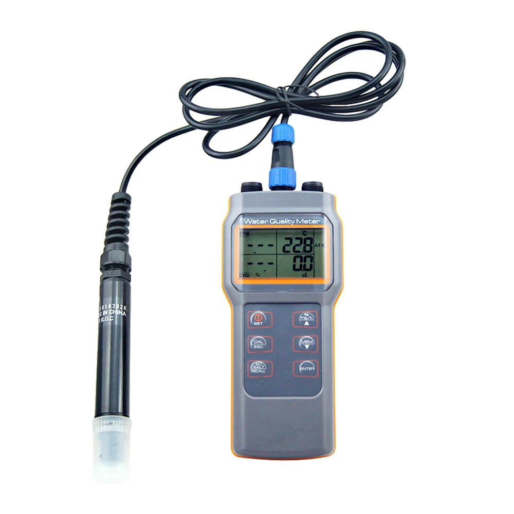 

Цифровой Измеритель Качества Воды AZ8603, тестер проводимости PH, проводимости (солености), растворимости кислорода (три в одном)