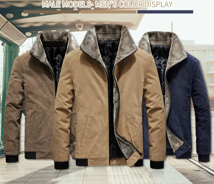 4XL большой размер осень зима мужская теплая флисовая куртка Толстая ветрозащитная хлопковая куртка с отворотом уличная бейсболка для езды и походов тактические куртки