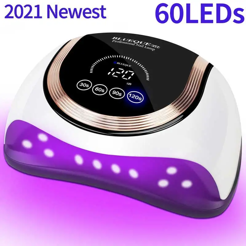 

UV LED Nail Lamp For Manicure With Smart Sensor 60 LEDs Professional Nails Dryer UV Gel Polish Drying Lamp For Nail Art Salon