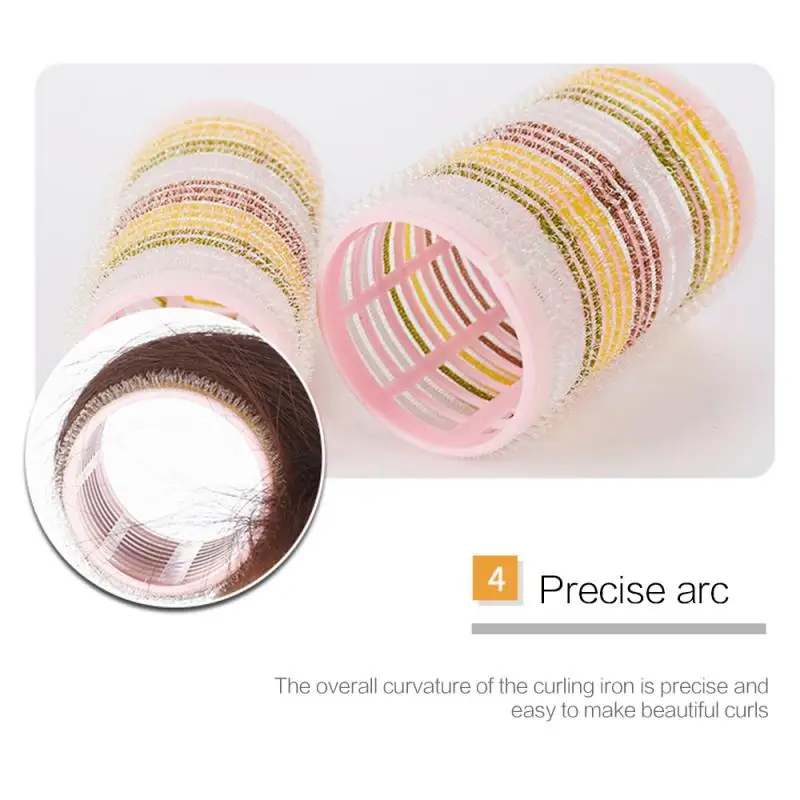6 шт магические воздушные челки волос бигуди для ухода за спальный не нагревается