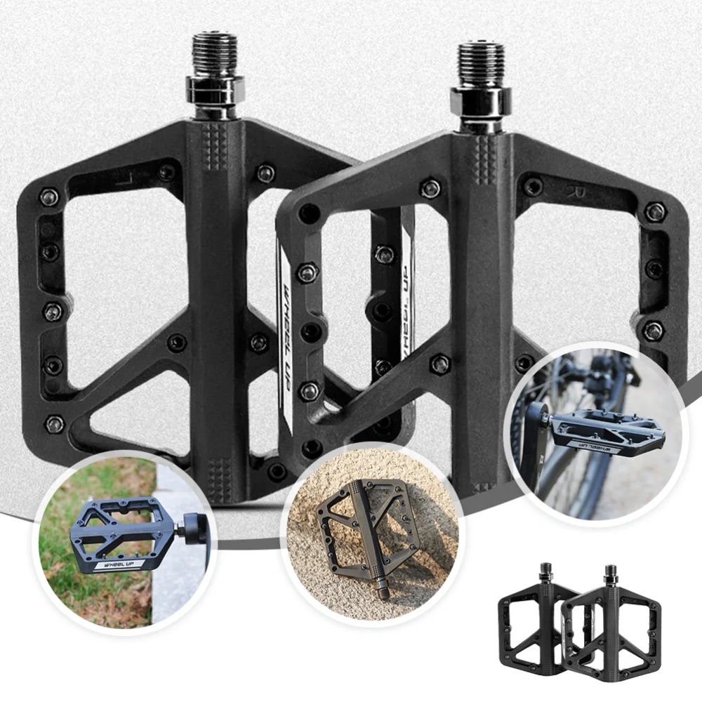 

1 Pair Bike Bearing Pedals Practical Bike Treadles Anti-skid Pedals