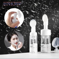 hnkmp face cleaning brush foaming clean tool face cleanser soap dispenser plastic foamer bottle pump facial skin care tool