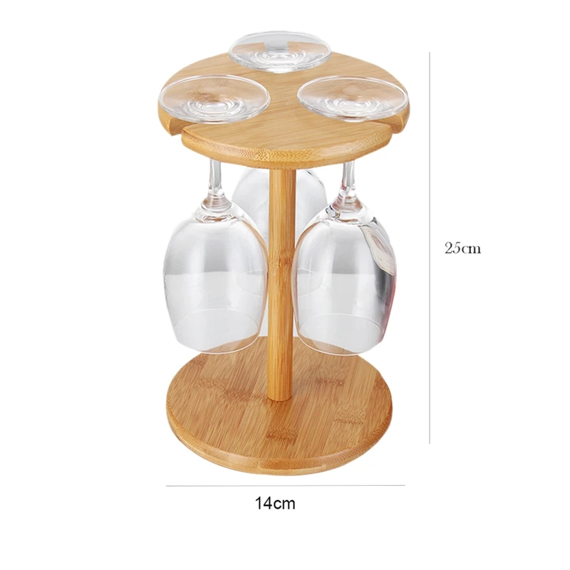 Сушилка для Винных Бокалов и держатель бутылок деревянная подставка Хранения