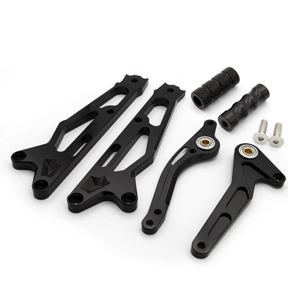 for honda grom msx125 2017 2020 cnc aluminum alloy motorcycle rearset footrest footpeg pedal rear set foot rest accessories part free global shipping