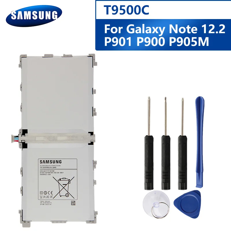 Samsung оригинальный T9500C планшеты аккумулятор для Galaxy Note 12 2 P900 P901 P905 SM-T900 SM-P905 T9500E T9500U