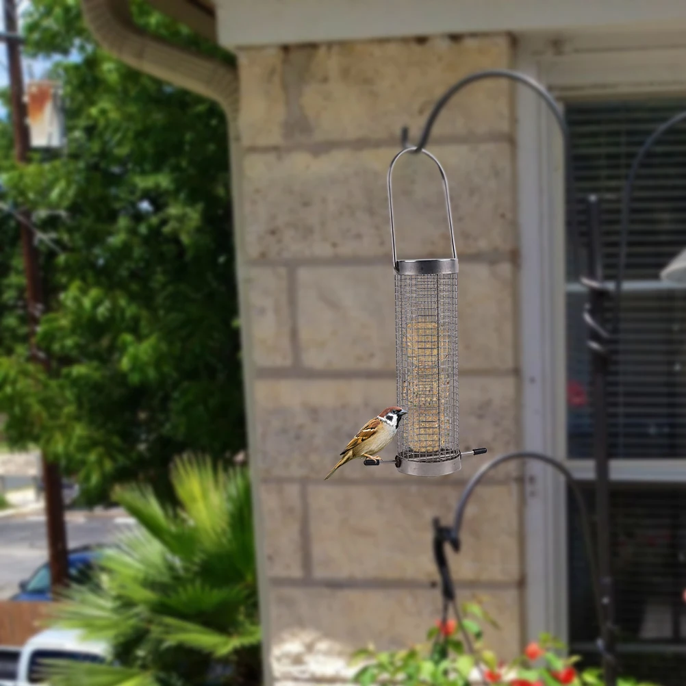 Кормушка для птиц сетчатый дозатор кормления пищевой контейнер попугаев | Дом и