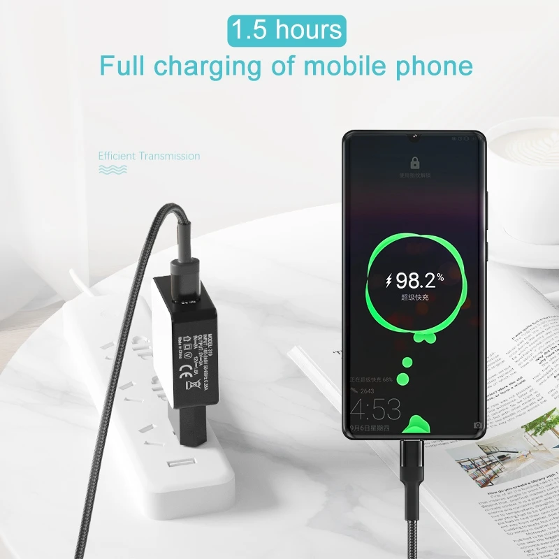 OREY 3A Micro USB кабель для быстрой зарядки для samsung S9 USB кабель для Xiaomi Redmi Note 7 зарядный кабель USB кабель для передачи данных