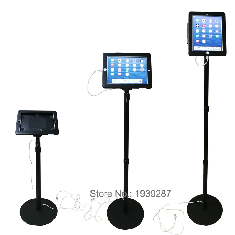 Напольная безопасная Подставка для ipad 10.2 регулируемая высота блокировки дисплея