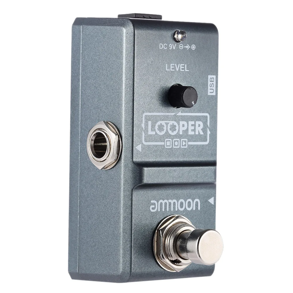 Ammoon AP-09 Nano Loop педаль эффектов для электрогитары Looper True Bypass неограниченная запись