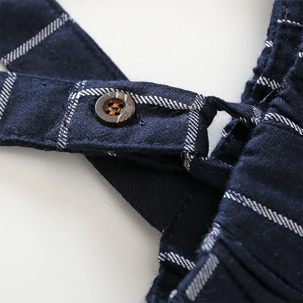 Костюм Джентльмена одежда для мальчиков штаны на бретельках с комбинезоном