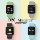 Смарт-часы D20 Macaron 2021 с USB-зарядкой, пульсометром и тонометром