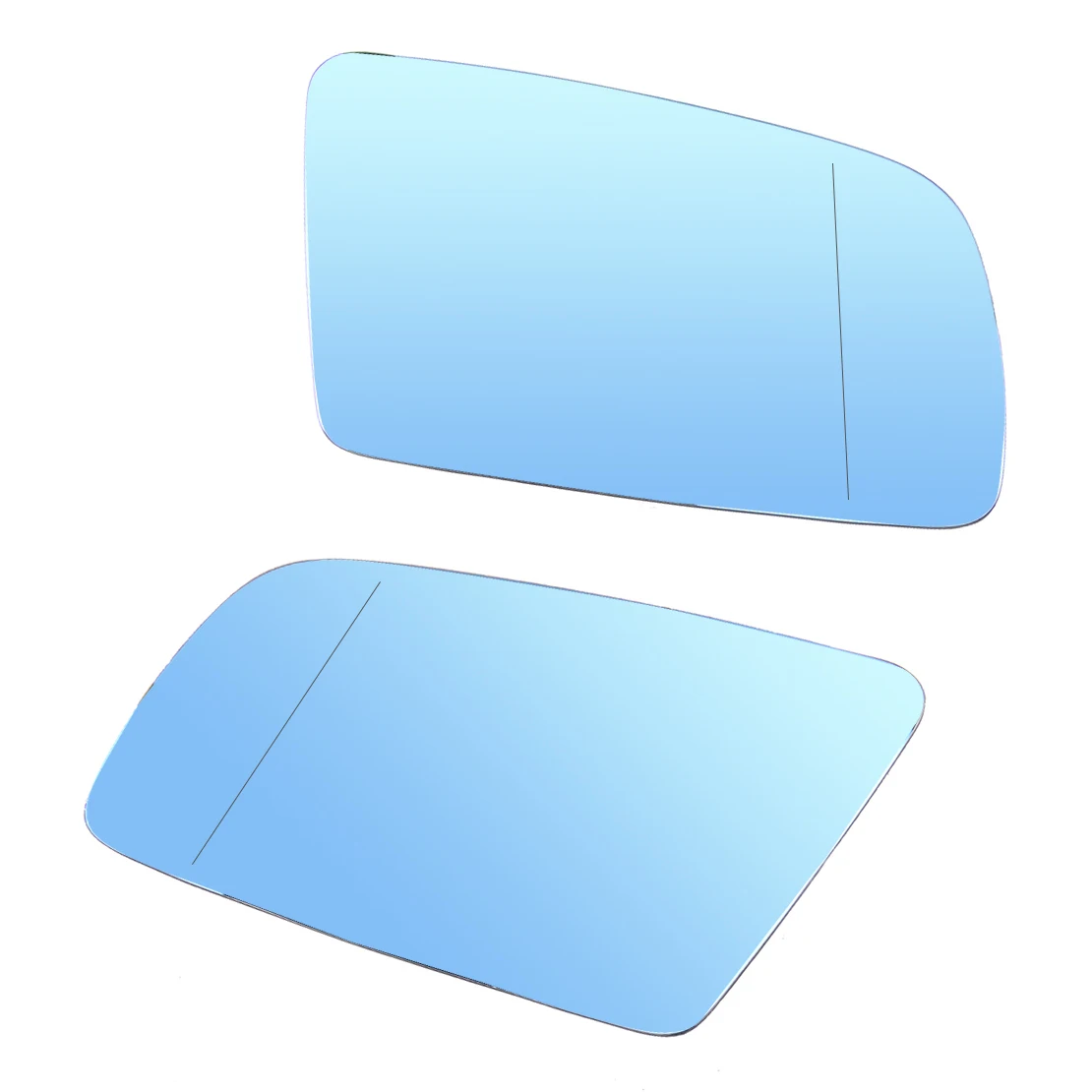 

1 Pair 51167065081 51167065082 Car Side Rearview Wing Heated Mirror Glass Fit for BMW 5 6 E60 E61 E63 E64 2004 2005 2006-2010