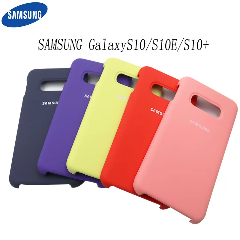 Чехол для Samsung S10 lite Оригинальный чехол из жидкого силикона шелковистый мягкий на