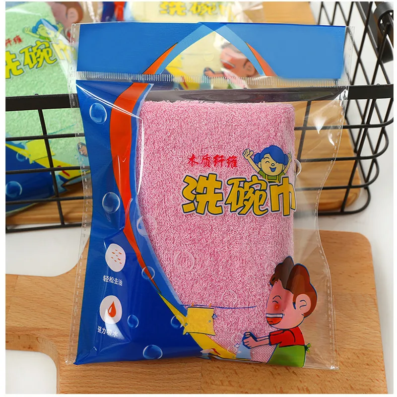 Оптовая продажа кухонных полотенец из древесного волокна для мытья посуды