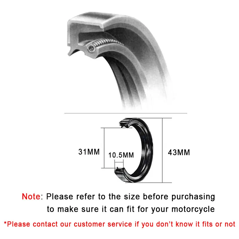 Амортизатор передней вилки масляные уплотнения для мотоциклов ITALIKA/LONCIN 150 SZ 2016 Z