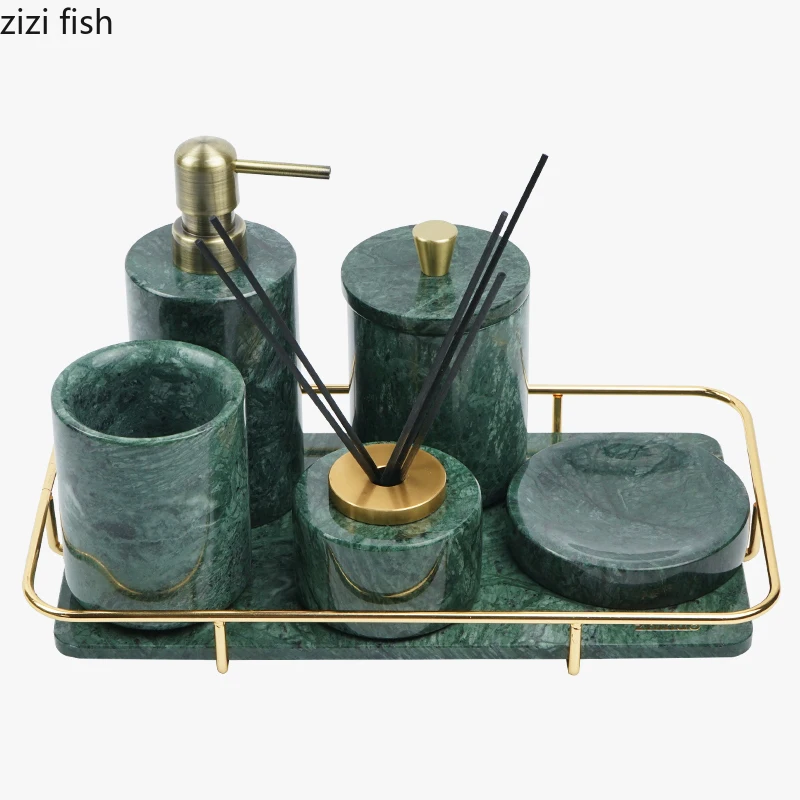 Чашка для мыла и зубных щеток из натурального мрамора портативный диспенсер | Дом