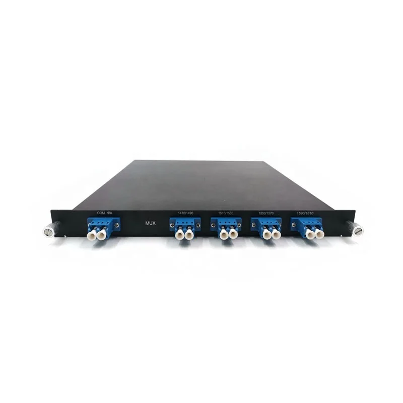 

Fiber optical equipment 8CH CWDM Module mux demux mutiplexer 1470-1610nm 1U rack mount for 5G data center