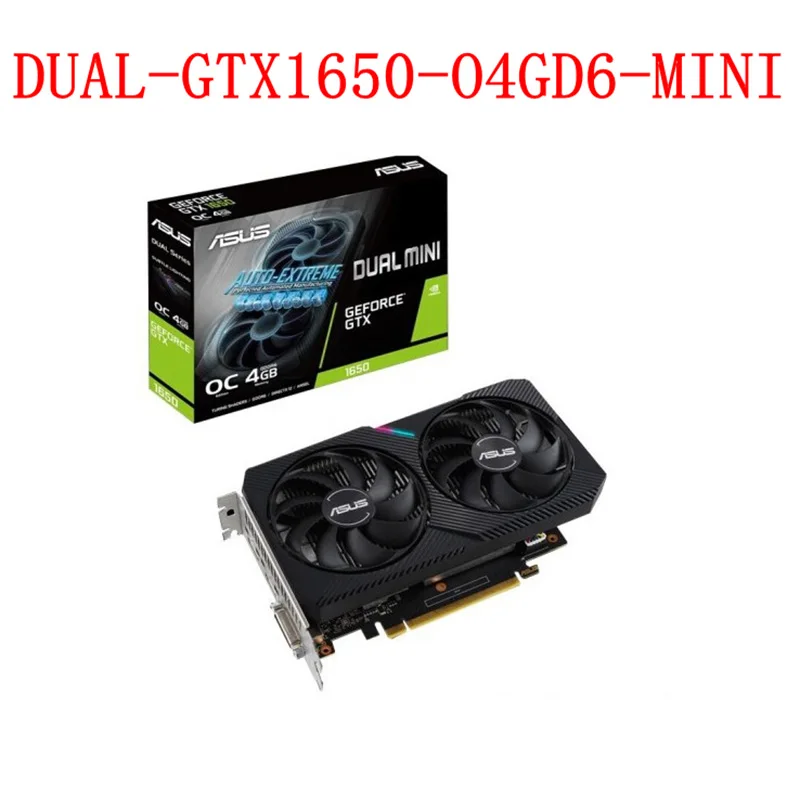 

Новая Видеокарта ASUS GeForce GTX 1650 DUAL MINI OC 4 ГБ GDDR5 GTX1650